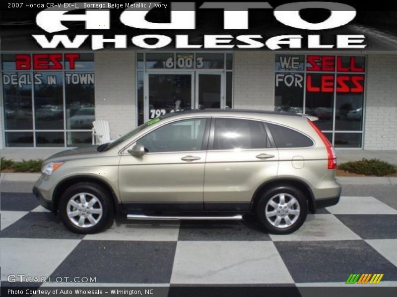 Borrego Beige Metallic / Ivory 2007 Honda CR-V EX-L