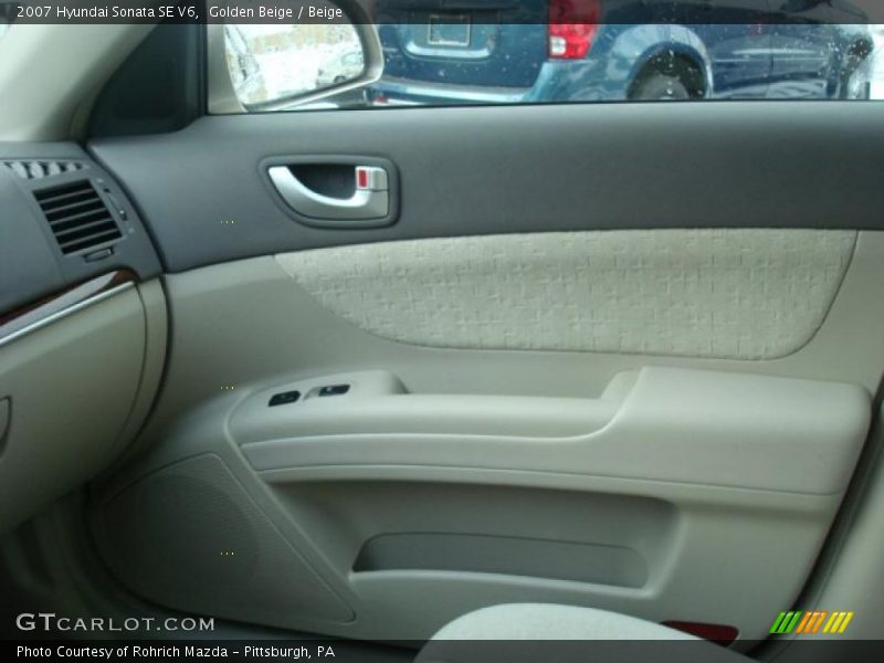 Golden Beige / Beige 2007 Hyundai Sonata SE V6