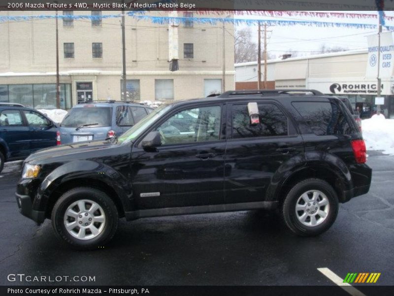 Mystic Black / Medium Pebble Beige 2006 Mazda Tribute s 4WD