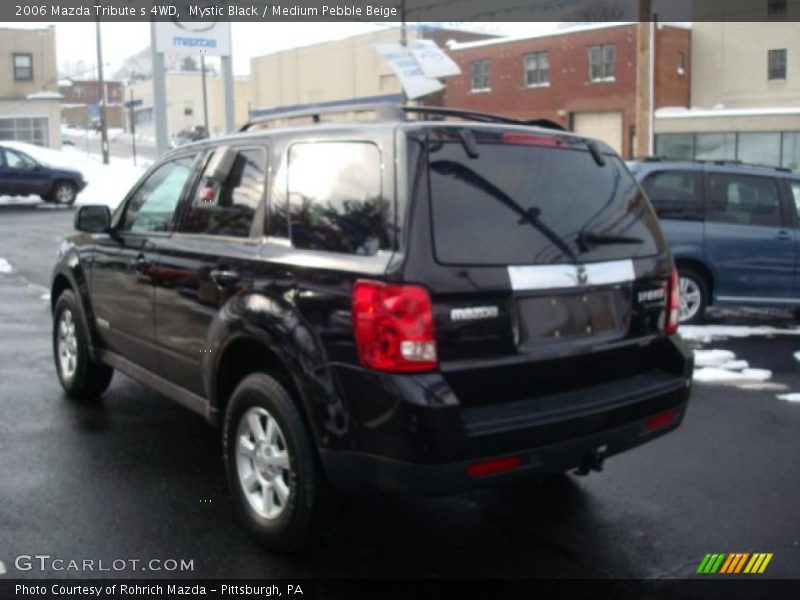 Mystic Black / Medium Pebble Beige 2006 Mazda Tribute s 4WD