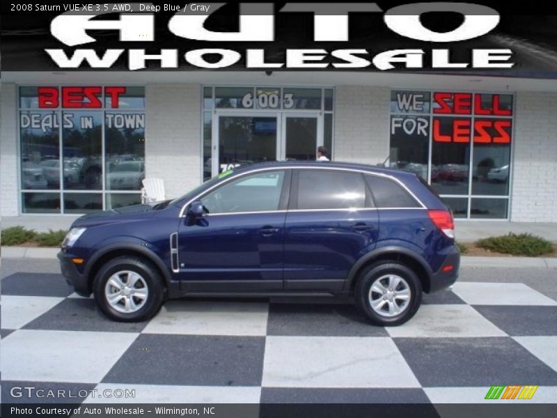Deep Blue / Gray 2008 Saturn VUE XE 3.5 AWD