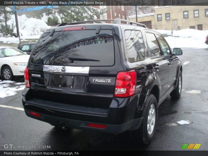 Mystic Black / Medium Pebble Beige 2006 Mazda Tribute s 4WD
