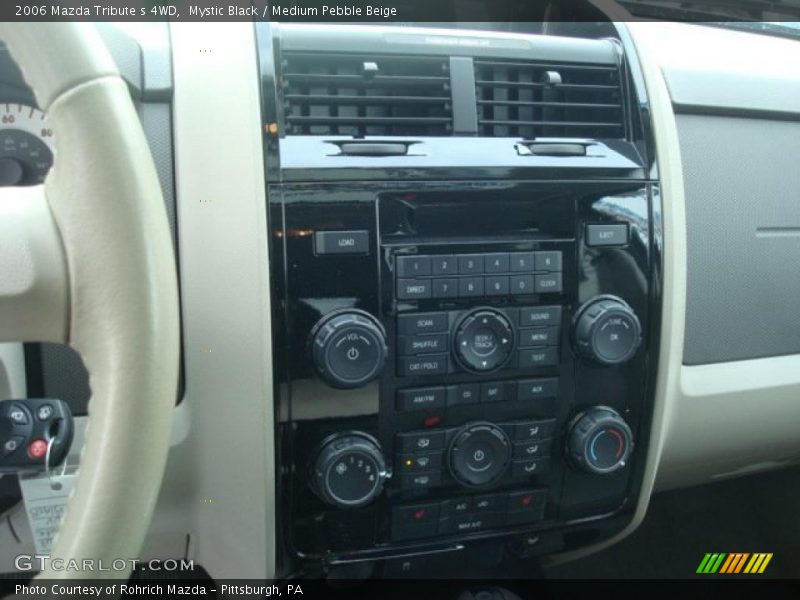 Mystic Black / Medium Pebble Beige 2006 Mazda Tribute s 4WD