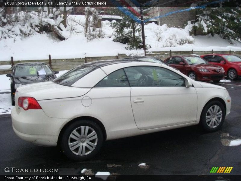 Candy White / Cornsilk Beige 2008 Volkswagen Eos 2.0T