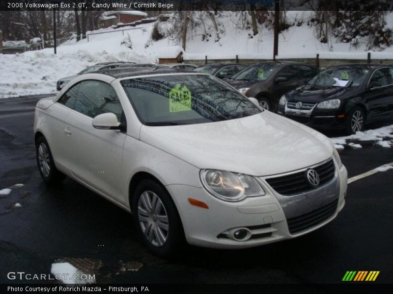 Candy White / Cornsilk Beige 2008 Volkswagen Eos 2.0T