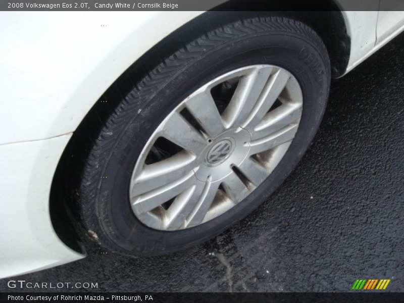 Candy White / Cornsilk Beige 2008 Volkswagen Eos 2.0T