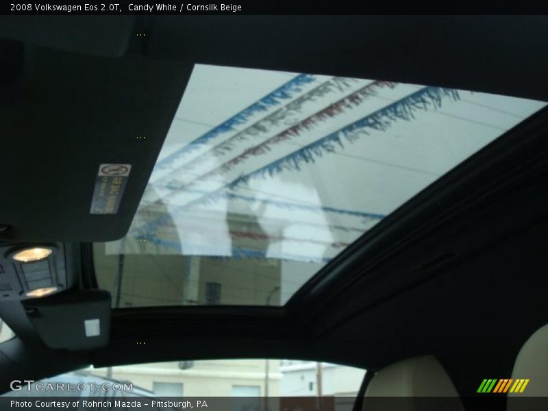 Candy White / Cornsilk Beige 2008 Volkswagen Eos 2.0T