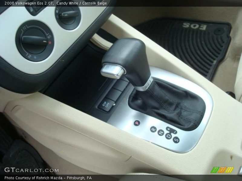 Candy White / Cornsilk Beige 2008 Volkswagen Eos 2.0T