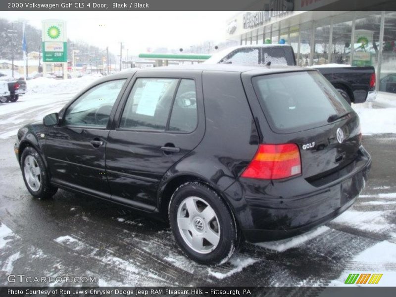 Black / Black 2000 Volkswagen Golf GLS 4 Door