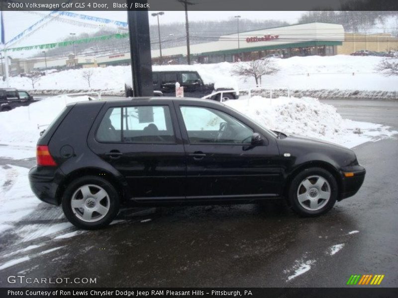 Black / Black 2000 Volkswagen Golf GLS 4 Door