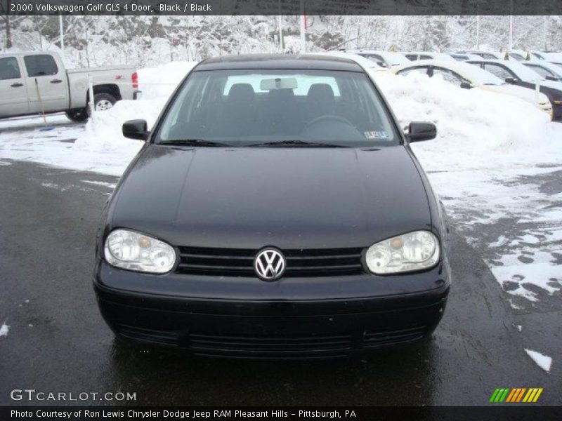 Black / Black 2000 Volkswagen Golf GLS 4 Door