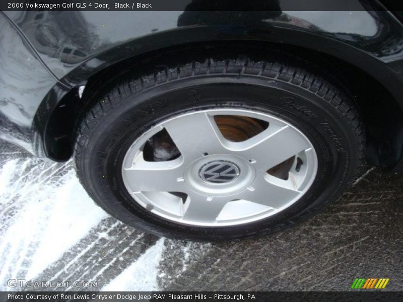 Black / Black 2000 Volkswagen Golf GLS 4 Door
