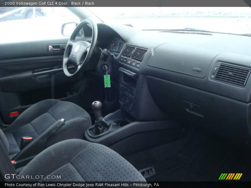 Black / Black 2000 Volkswagen Golf GLS 4 Door