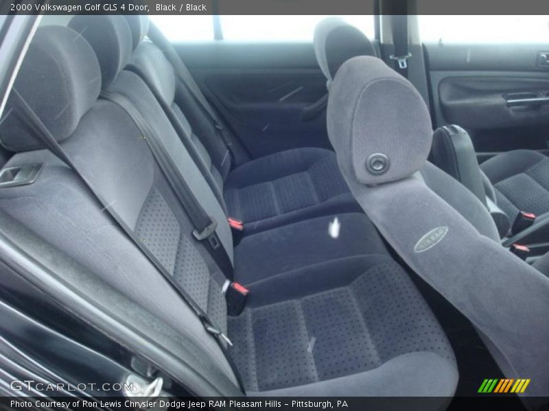 Black / Black 2000 Volkswagen Golf GLS 4 Door