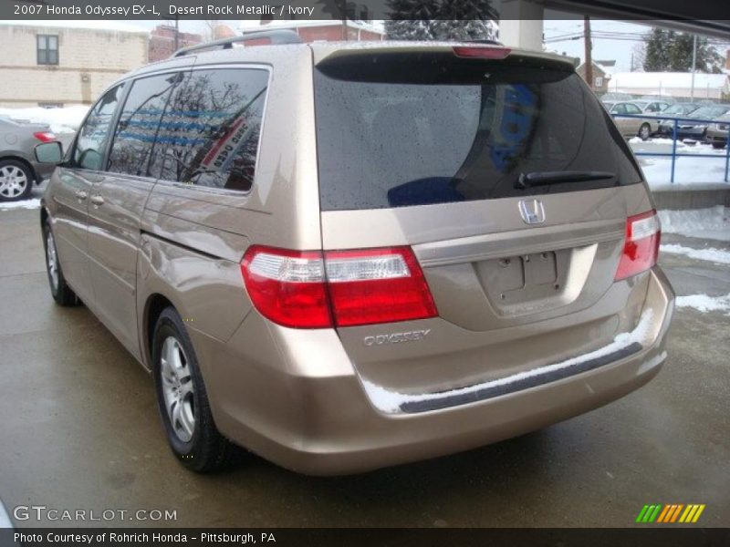 Desert Rock Metallic / Ivory 2007 Honda Odyssey EX-L