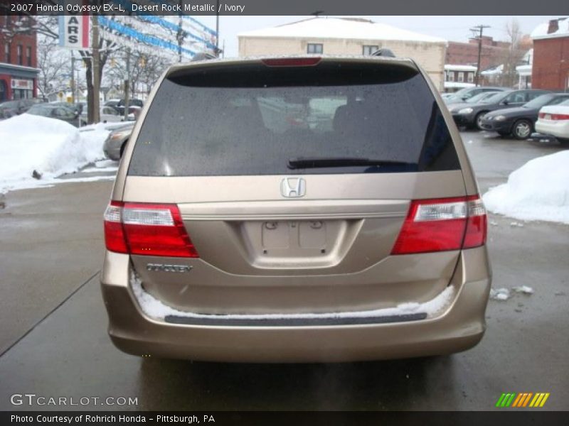 Desert Rock Metallic / Ivory 2007 Honda Odyssey EX-L