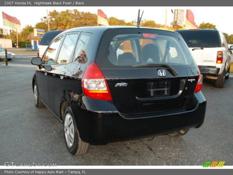 Nighthawk Black Pearl / Black 2007 Honda Fit