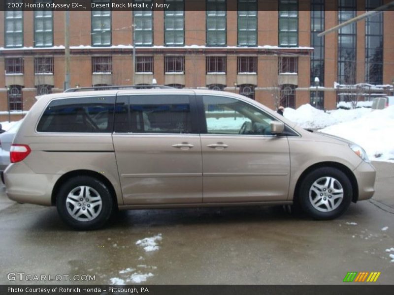 Desert Rock Metallic / Ivory 2007 Honda Odyssey EX-L