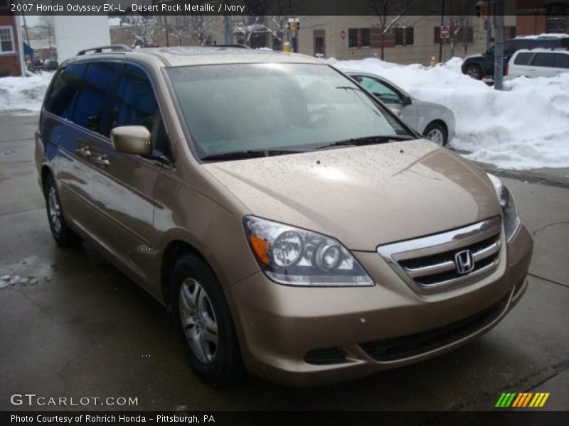 Desert Rock Metallic / Ivory 2007 Honda Odyssey EX-L