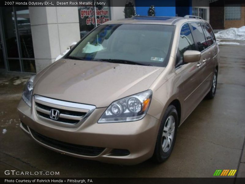 Desert Rock Metallic / Ivory 2007 Honda Odyssey EX-L