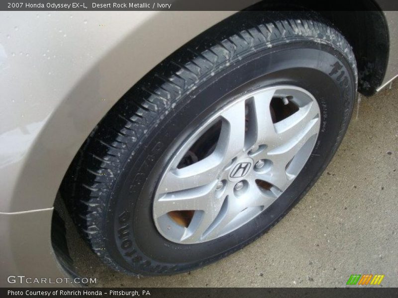 Desert Rock Metallic / Ivory 2007 Honda Odyssey EX-L