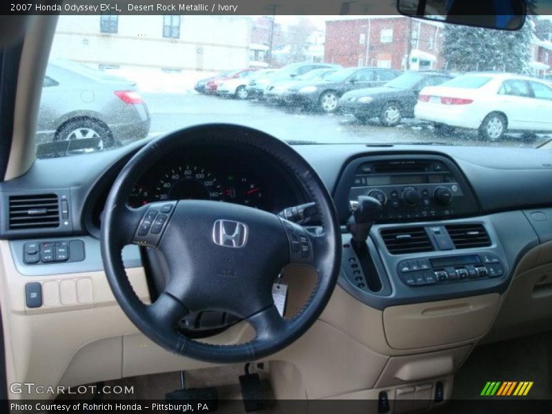 Desert Rock Metallic / Ivory 2007 Honda Odyssey EX-L