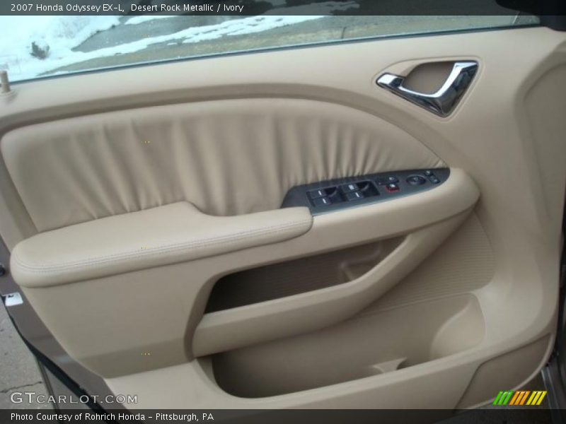 Desert Rock Metallic / Ivory 2007 Honda Odyssey EX-L