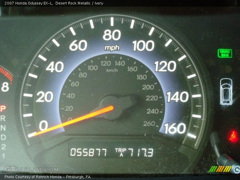 Desert Rock Metallic / Ivory 2007 Honda Odyssey EX-L