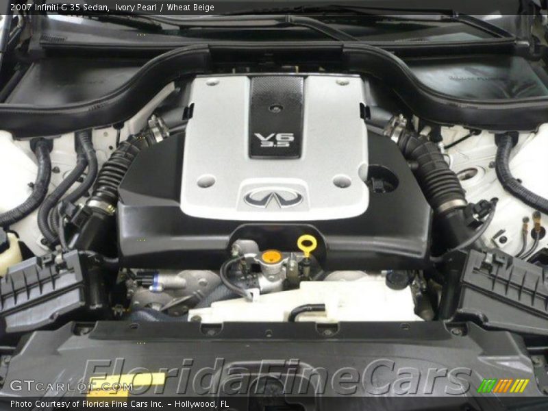Ivory Pearl / Wheat Beige 2007 Infiniti G 35 Sedan