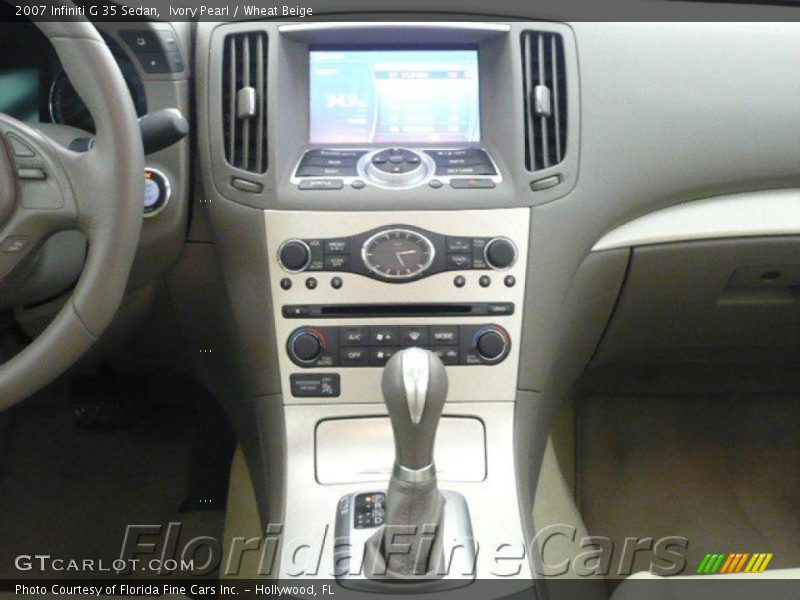 Ivory Pearl / Wheat Beige 2007 Infiniti G 35 Sedan
