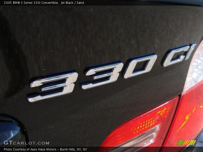 Jet Black / Sand 2005 BMW 3 Series 330i Convertible