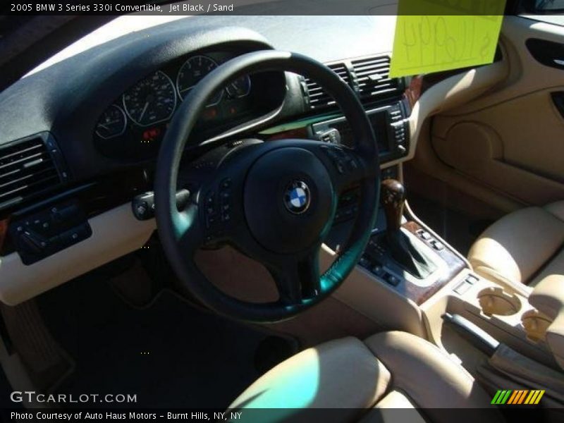 Jet Black / Sand 2005 BMW 3 Series 330i Convertible