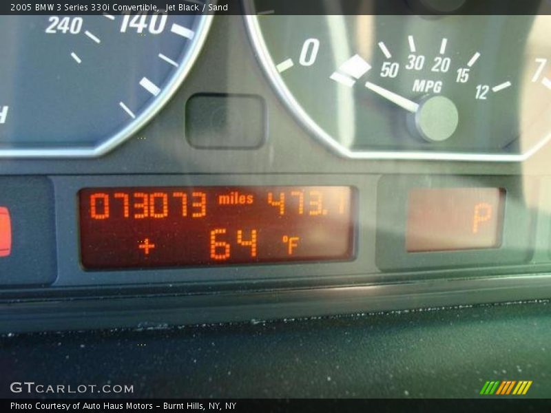 Jet Black / Sand 2005 BMW 3 Series 330i Convertible