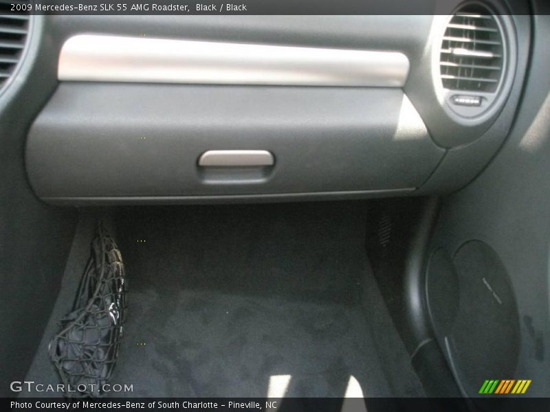 Black / Black 2009 Mercedes-Benz SLK 55 AMG Roadster