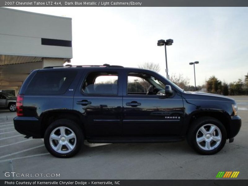 Dark Blue Metallic / Light Cashmere/Ebony 2007 Chevrolet Tahoe LTZ 4x4