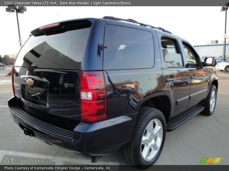 Dark Blue Metallic / Light Cashmere/Ebony 2007 Chevrolet Tahoe LTZ 4x4