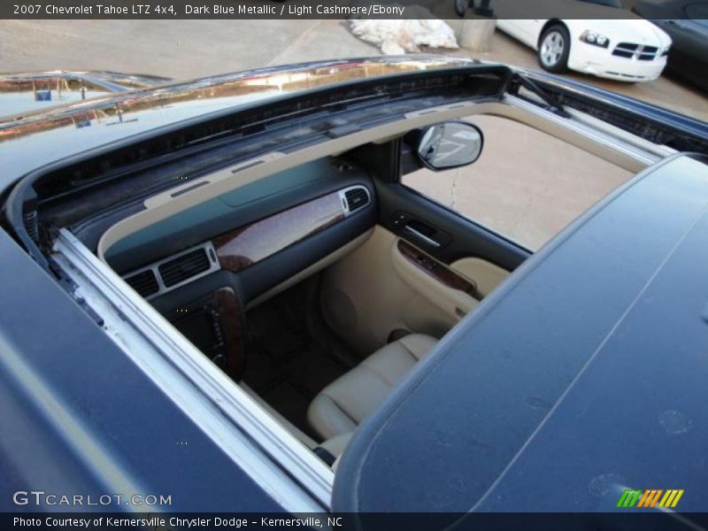 Dark Blue Metallic / Light Cashmere/Ebony 2007 Chevrolet Tahoe LTZ 4x4