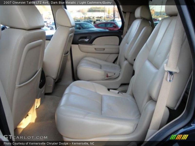 Dark Blue Metallic / Light Cashmere/Ebony 2007 Chevrolet Tahoe LTZ 4x4
