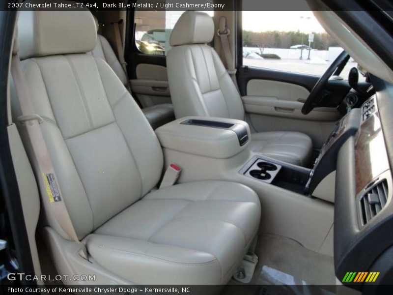 Dark Blue Metallic / Light Cashmere/Ebony 2007 Chevrolet Tahoe LTZ 4x4