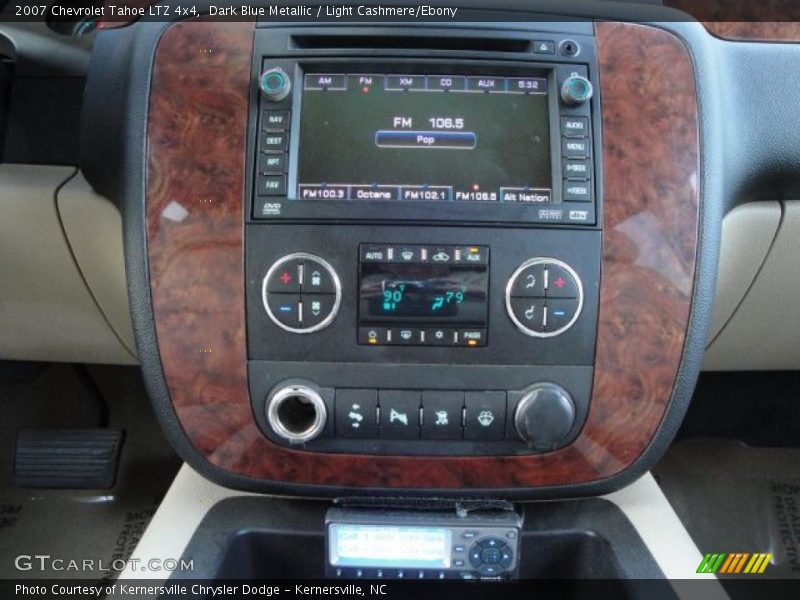 Dark Blue Metallic / Light Cashmere/Ebony 2007 Chevrolet Tahoe LTZ 4x4