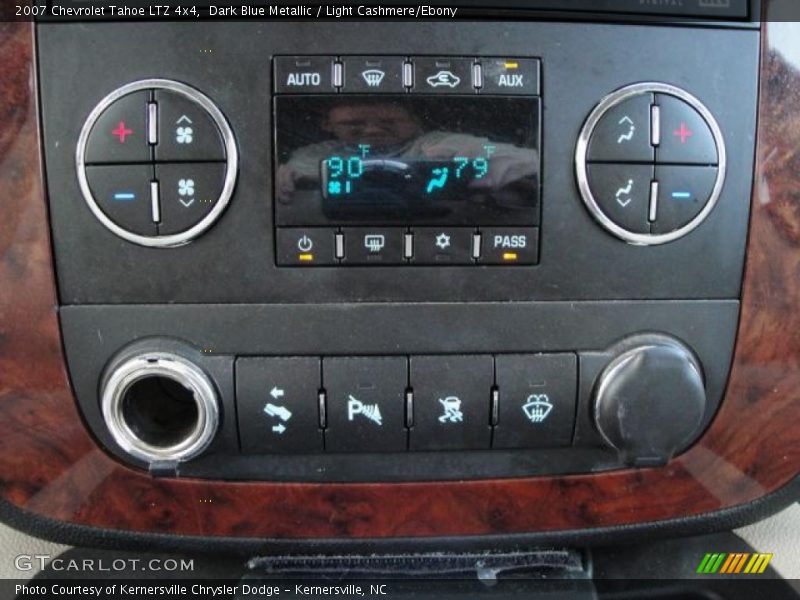 Dark Blue Metallic / Light Cashmere/Ebony 2007 Chevrolet Tahoe LTZ 4x4