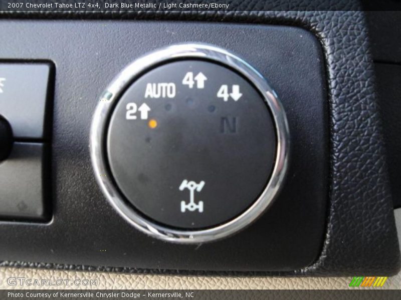 Dark Blue Metallic / Light Cashmere/Ebony 2007 Chevrolet Tahoe LTZ 4x4