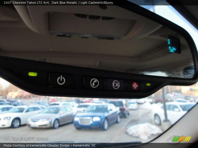 Dark Blue Metallic / Light Cashmere/Ebony 2007 Chevrolet Tahoe LTZ 4x4
