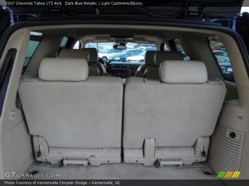 Dark Blue Metallic / Light Cashmere/Ebony 2007 Chevrolet Tahoe LTZ 4x4