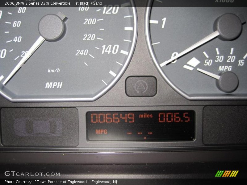 Jet Black / Sand 2006 BMW 3 Series 330i Convertible