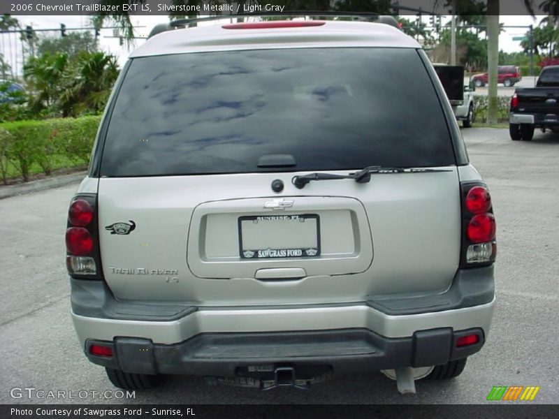 Silverstone Metallic / Light Gray 2006 Chevrolet TrailBlazer EXT LS
