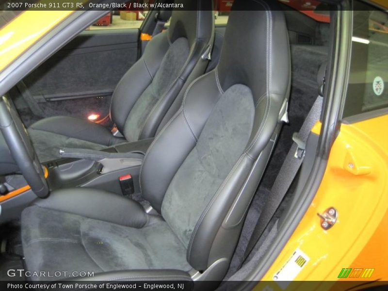 Orange/Black / Black w/Alcantara 2007 Porsche 911 GT3 RS