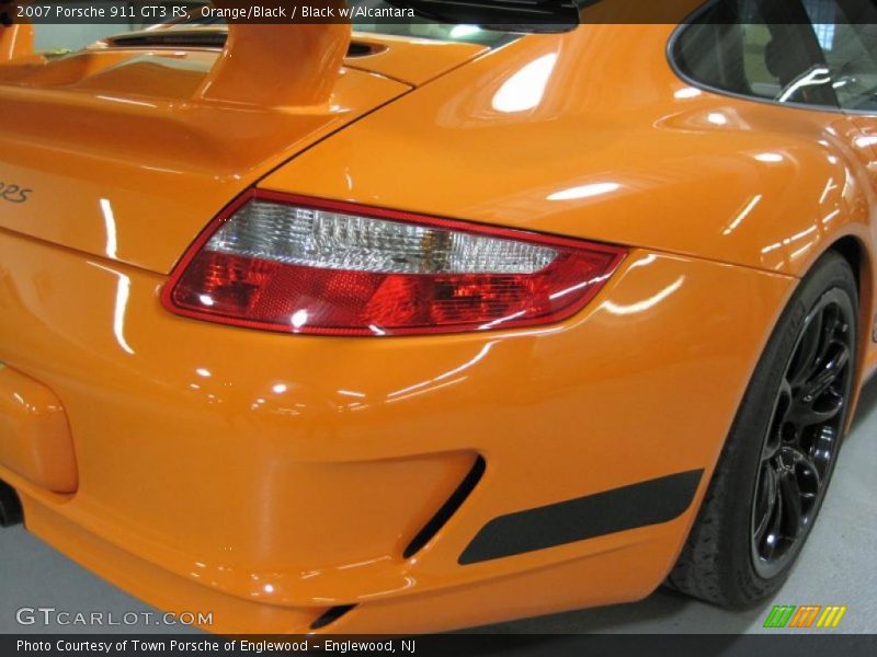 Orange/Black / Black w/Alcantara 2007 Porsche 911 GT3 RS