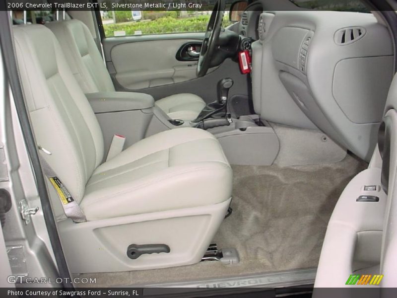 Silverstone Metallic / Light Gray 2006 Chevrolet TrailBlazer EXT LS