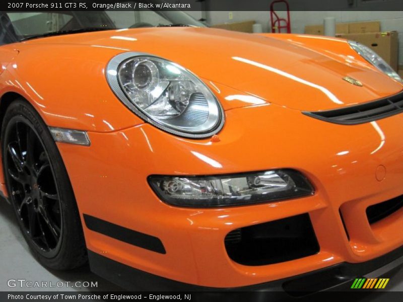 Orange/Black / Black w/Alcantara 2007 Porsche 911 GT3 RS